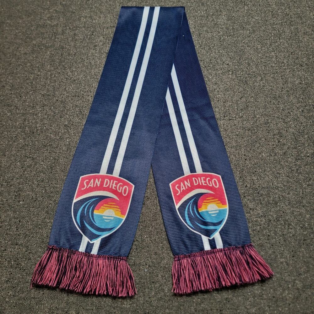 San Diego Wave Scarf Adult Ruffneck NWSL Soccer Football Futbol